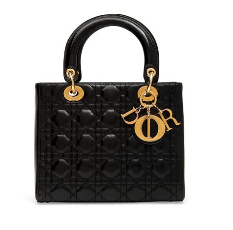 dior bag schwarz|christian dior black handbag.